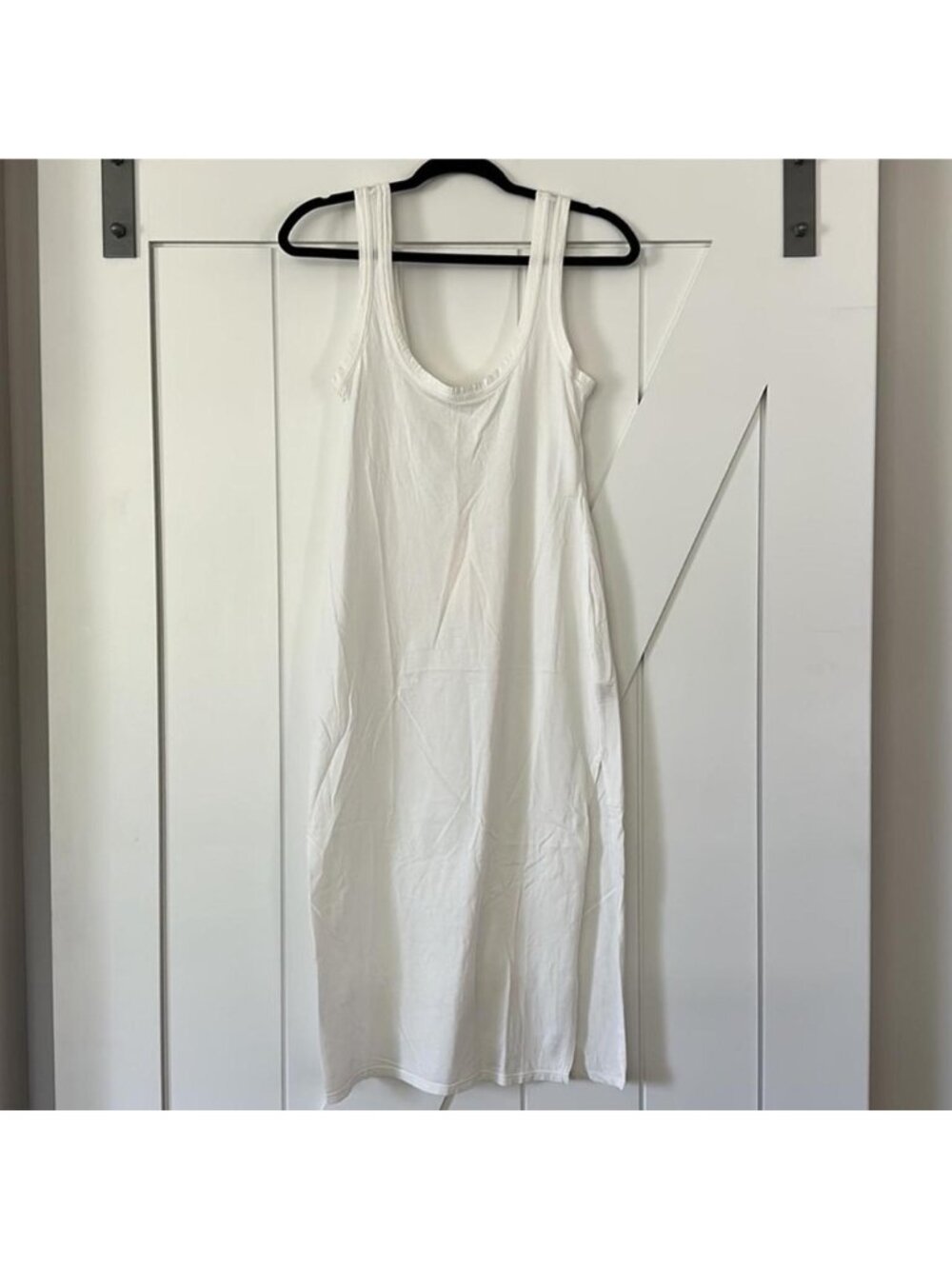 Revolve Tularosa Green the Willa Tank Midi Flowy Dress in White XS